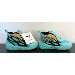 Puma LaMelo Ball MB.02 Kids Infants Basketball Shoes 8C Honey Comb Buzz City